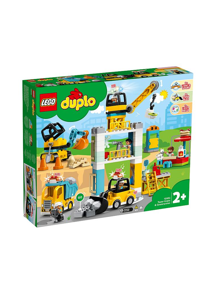 LEGO Duplo Große Baustelle mit Licht und Ton 10933 transparent LEGO DUPLO 10932 Baustelle mit Abrissbirne | Smyths Toys